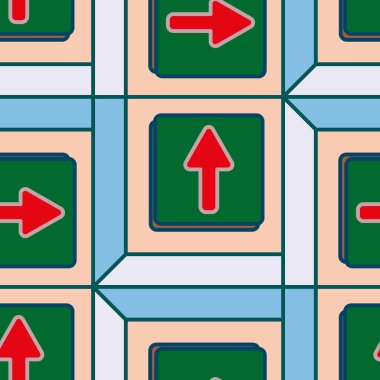 Kot düğmeleri Dikişsiz desen vektör çizim ile 