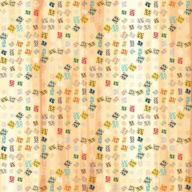 soyut geometrik renkli Dikişsiz desen arka plan için vektör çizim