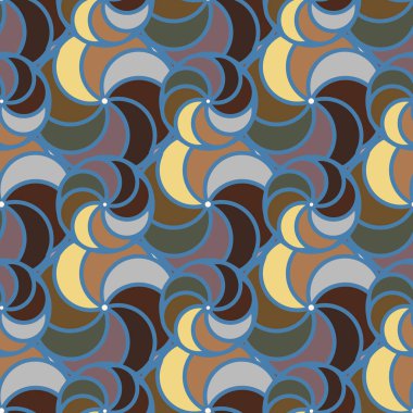 soyut geometrik renk desenli vektör çizimi