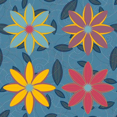 vektör çizim arka planı için seamless modeli   