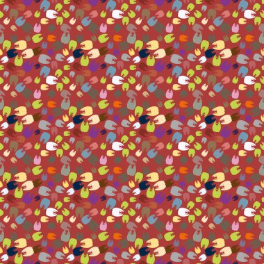 Çok renkli diş parlak Dikişsiz desen arka planı için.