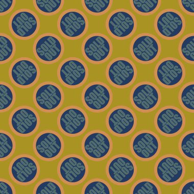 Dikişsiz desen, vektör çizim sattı