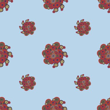 soyut geometrik renkli Dikişsiz desen arka plan için vektör çizim