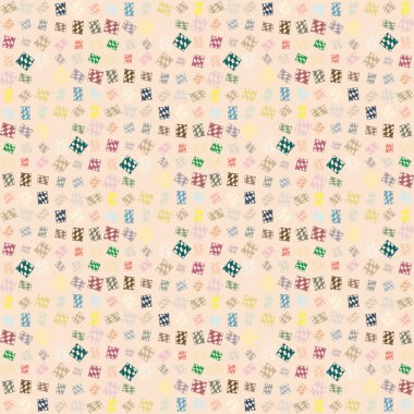 soyut geometrik renkli Dikişsiz desen arka plan için vektör çizim