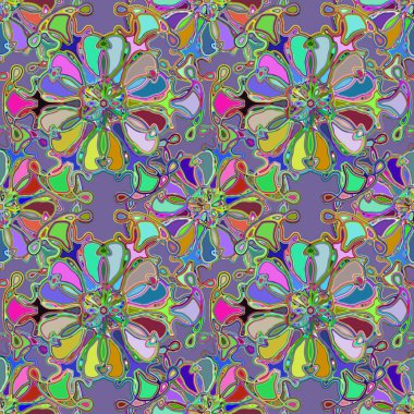 Soyut kaleydoskop renkli Dikişsiz desen arka planı için. 