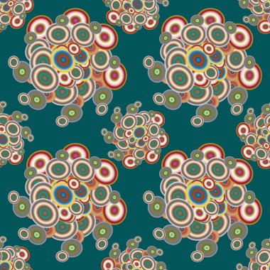 soyut geometrik renkli Dikişsiz desen arka plan için vektör çizim