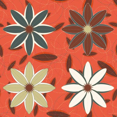 vektör çizim arka planı için seamless modeli   