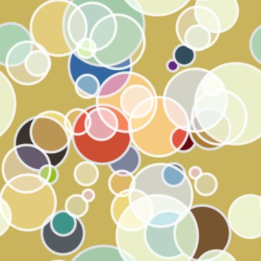 Daireler ile sorunsuz arka plan