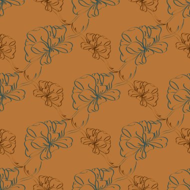 Renkli Yay ve kurdeleler sorunsuz desenli arka.