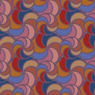 soyut geometrik renk desenli vektör çizimi