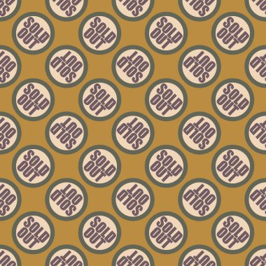 Dikişsiz desen, vektör çizim sattı