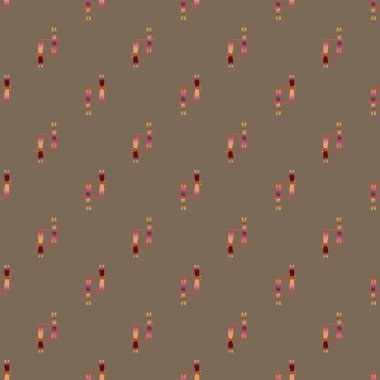 Yusufçuk seamless modeli. Vektör çizimler.