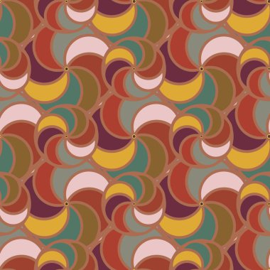 soyut geometrik renk desenli vektör çizimi