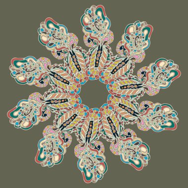 Stil zentangle yeni simetrik mandala doodle ile sanat esin kaynağı oldu. Duvar kağıdı, desen dolgularını, web sayfaları, yüzey dokuları için dekoratif nesne-ebilmek var olmak kullanılmış.