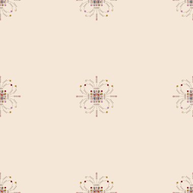 Vintage seamless modeli, vektör çizim 