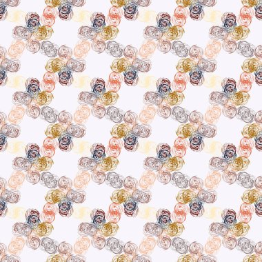 Soyut geometrik renkli seamless modeli, arka plan