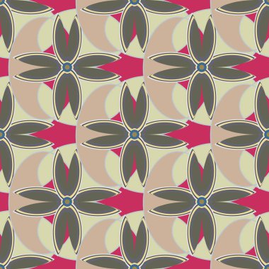 Sorunsuz çiçek desenli arka plan.