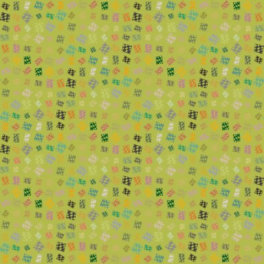 soyut geometrik renkli Dikişsiz desen arka plan için vektör çizim