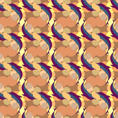 soyut geometrik renkli Dikişsiz desen arka plan için vektör çizim