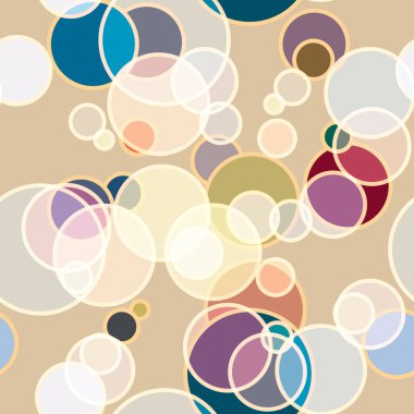 Daireler ile sorunsuz arka plan