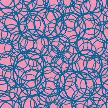 Daireler için arka plan ile Seamless modeli. vektör çizim