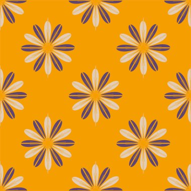  arka plan için çiçekli soyut geometrik seamless modeli