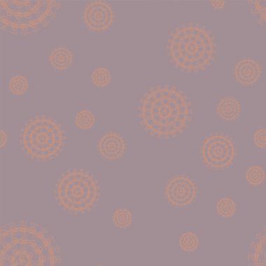 Sorunsuz soyut mandala desen. Basit şekiller oluşan süsleme. 