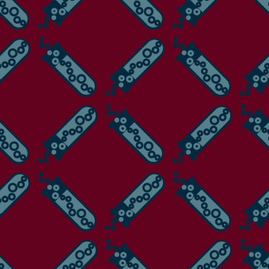 Kimya test tüpleri parlak arka plan üzerinde. Seamless modeli.