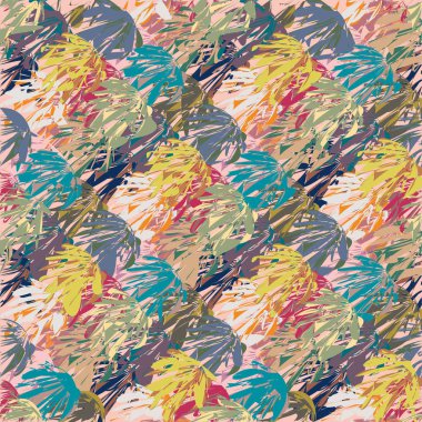 soyut dikişsiz desen, vektör illüstrasyonu