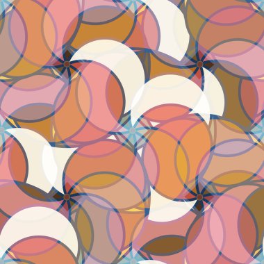 soyut geometrik renk desenli vektör çizimi