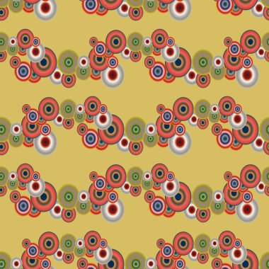 soyut geometrik renkli Dikişsiz desen arka plan için vektör çizim