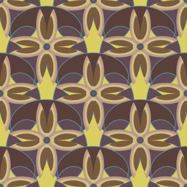 Sorunsuz çiçek desenli arka plan.