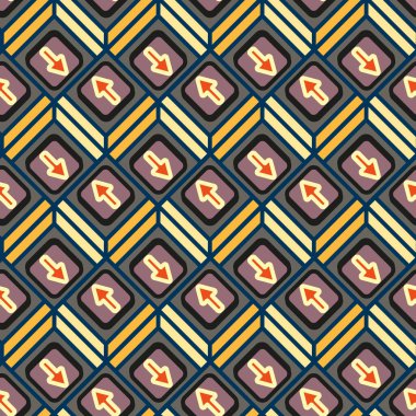 Kot düğmeleri Dikişsiz desen vektör çizim ile 