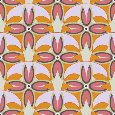 Sorunsuz çiçek desenli arka plan.