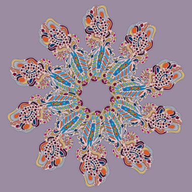 Stil zentangle yeni simetrik mandala doodle ile sanat esin kaynağı oldu. Duvar kağıdı, desen dolgularını, web sayfaları, yüzey dokuları için dekoratif nesne-ebilmek var olmak kullanılmış.