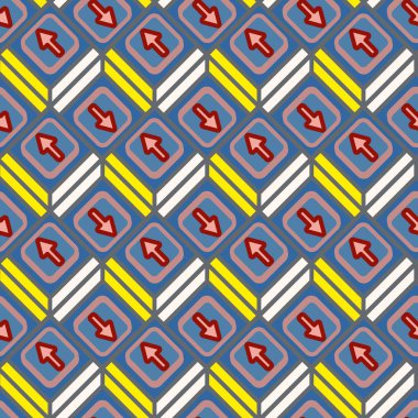 Kot düğmeleri Dikişsiz desen vektör çizim ile 