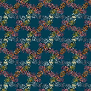 Soyut geometrik renkli seamless modeli, arka plan