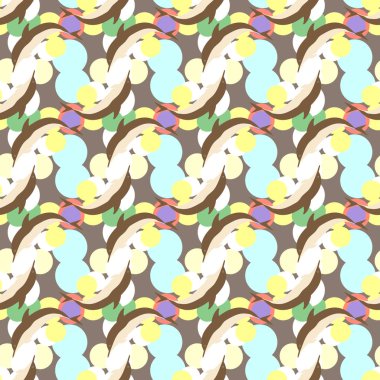 soyut geometrik renkli Dikişsiz desen arka plan için vektör çizim