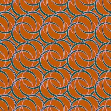 Daireler için arka plan ile Seamless modeli. vektör çizim