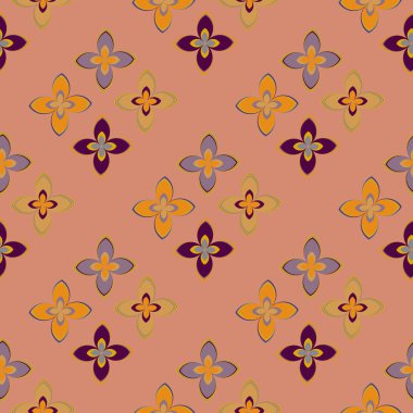  soyut çiçek geometrik Dikişsiz desen arka planı için