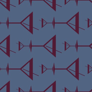 Tropik kokteyller desen, renkli kesintisiz vektör çizim