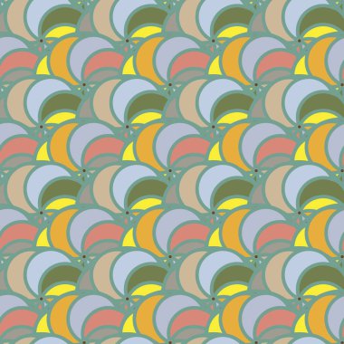 soyut geometrik renk desenli vektör çizimi