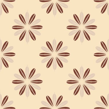  arka plan için çiçekli soyut geometrik seamless modeli