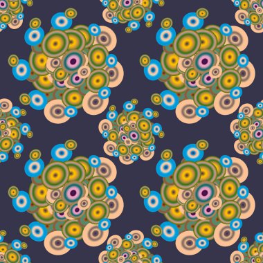 soyut geometrik renkli Dikişsiz desen arka plan için vektör çizim