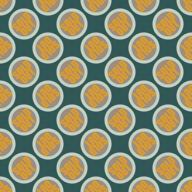 Dikişsiz desen, vektör çizim sattı