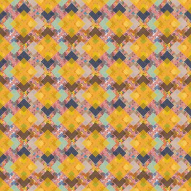 Soyut Dikişsiz renkli desen, vektör çizim