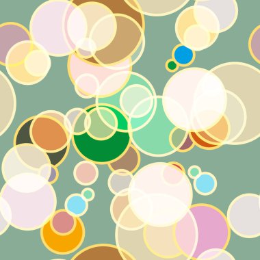 Daireler ile sorunsuz arka plan