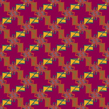 soyut geometrik Dikişsiz desen arka planı için. 