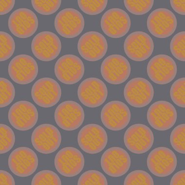 Dikişsiz desen, vektör çizim sattı