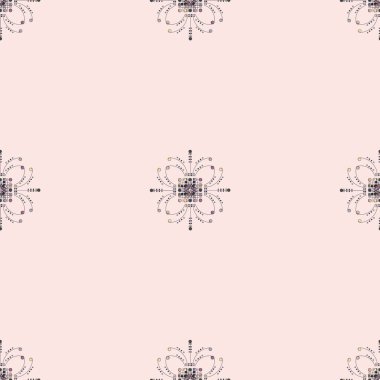 Vintage seamless modeli, vektör çizim 